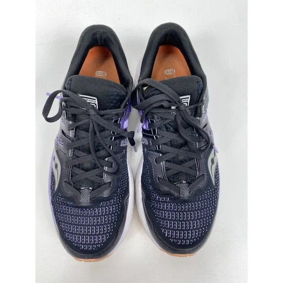 SAUCONY Guide ISO 2 Size‎ 10 Athletic Shoes Running sneakers Black Purple Womens - Picture 3 of 9